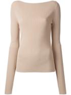 Dion Lee Pinacle Knitted Blouse, Women's, Size: 6, Nude/neutrals, Viscose