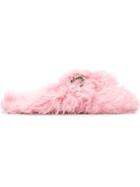 Rochas Textured Sliders - Pink