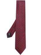 Ermenegildo Zegna Printed Styled Tie - Red