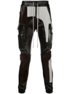 Rick Owens Coulour Block Trousers - Black