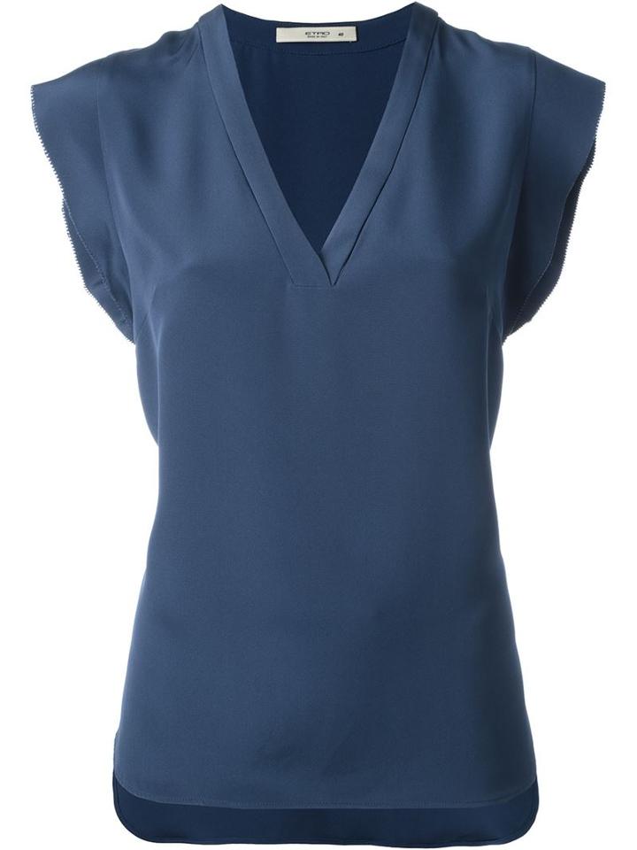 Etro V Neck Top