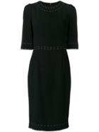 Dolce & Gabbana Contrast Stitch Detail Dress - Black