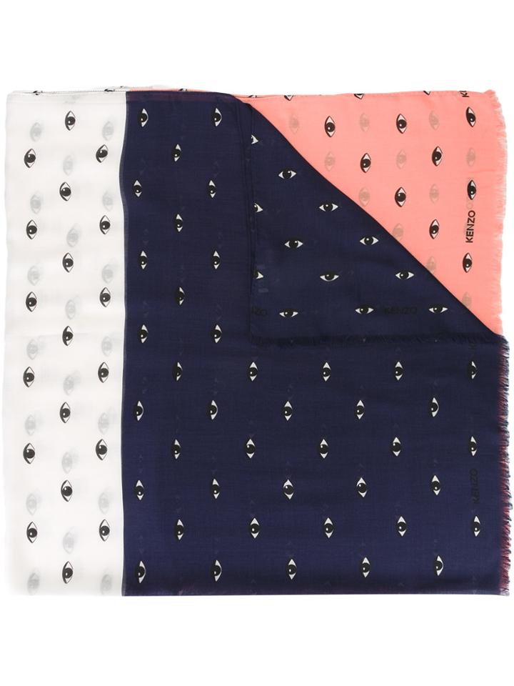 Kenzo Eyes Scarf - Multicolour