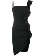 Pinko Anita Ruffle Fitted Dress - Black