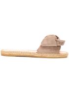 Manebi Knot Detail Slides - Nude & Neutrals