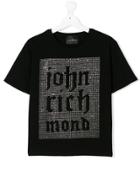 John Richmond Kids Teen Embellished T-shirt - Black