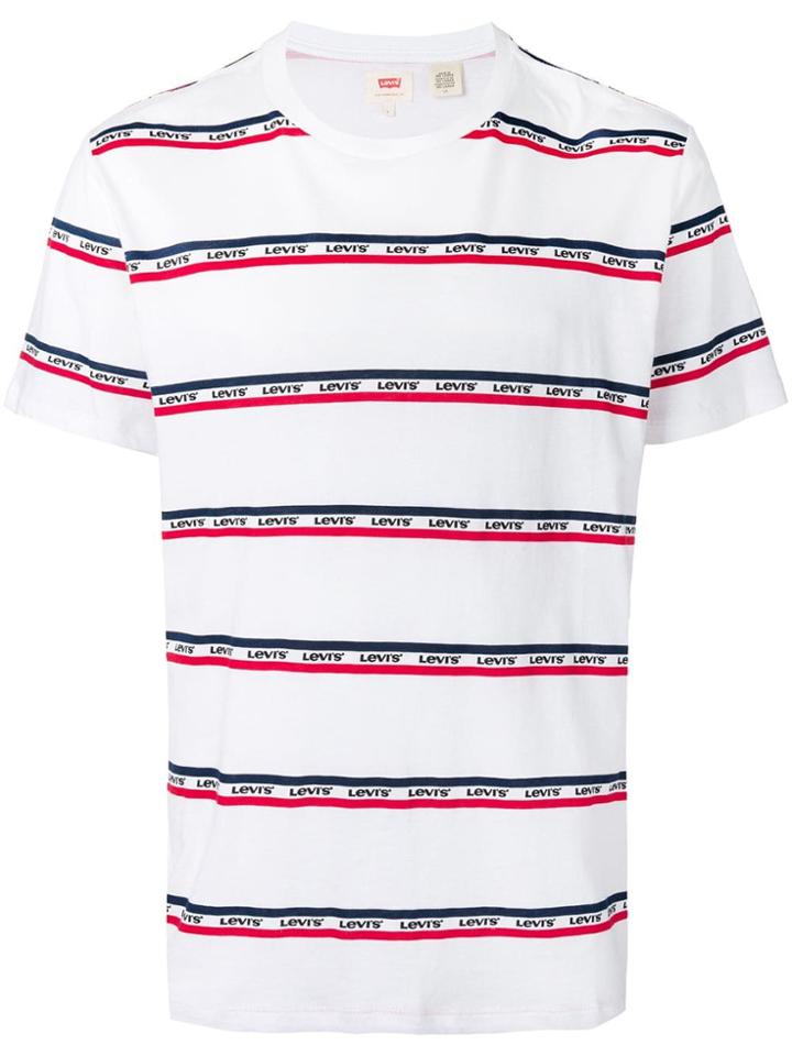 Levi's Logo Strap T-shirt - White