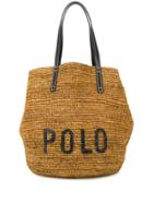 Ralph Lauren Polo Raffia Tote - Neutrals