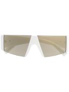 Versace Eyewear Medusa Ares Visor Sunglasses - White