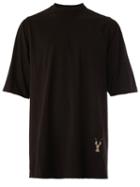 Rick Owens Drkshdw Embroidered Logo T-shirt