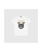 Fashion Concierge Vip Gucci - Logo T-shirt With Mystic Cat -