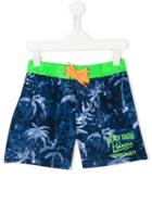 Vingino Tropical Print Swim Shorts, Boy's, Size: 10 Yrs, Blue