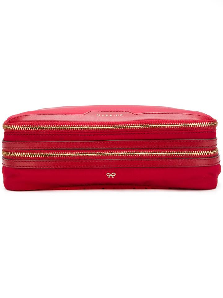 Anya Hindmarch Circus Make-up Bag - Red