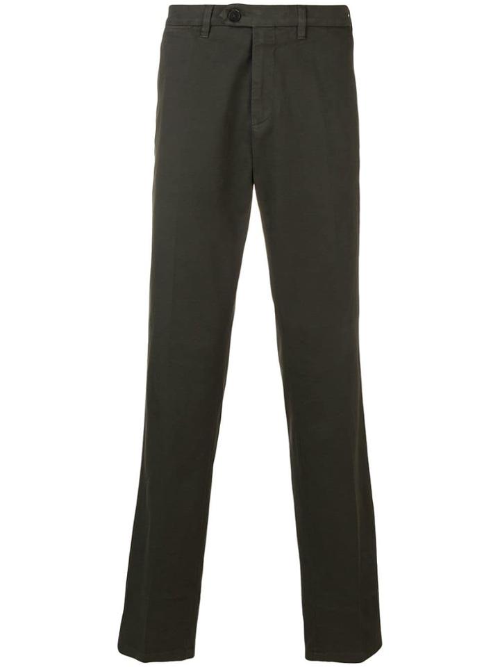 Canali Straight-leg Trousers - Green