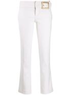 Gucci Vintage 2000's Cropped Trousers - White