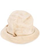 Horisaki Design & Handel Crumpled Hat - Nude & Neutrals