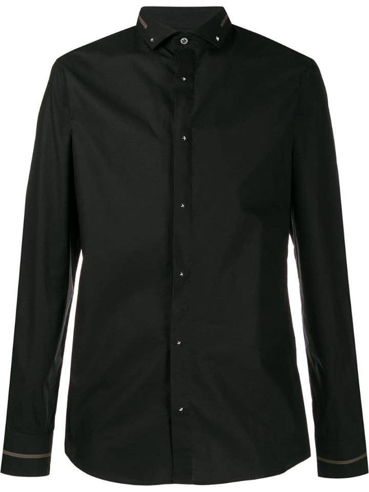 Philipp Plein Cowboy Star-studded Shirt - Black