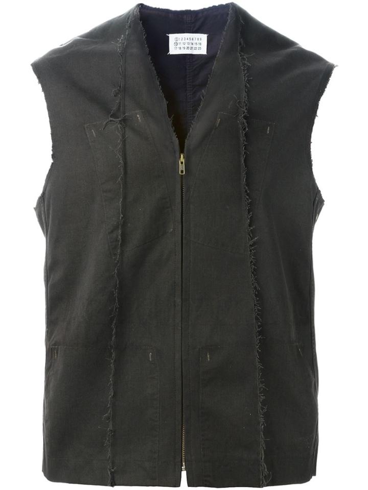 Maison Martin Margiela Vintage '0/10' Denim Gilet - Black