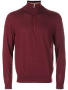 Paul Smith Zip Detail Jumper - Red
