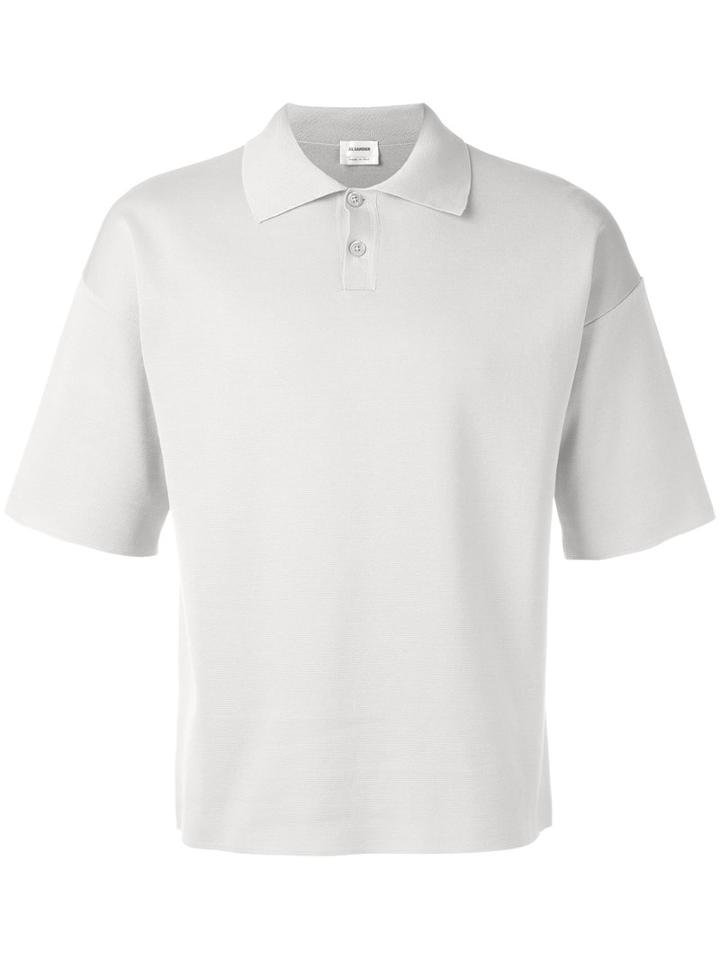 Jil Sander 'punto Roma' Polo Shirt, Men's, Size: 48, Nude/neutrals, Cotton