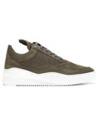 Filling Pieces Re-stitched Low Top Sneakers - Green