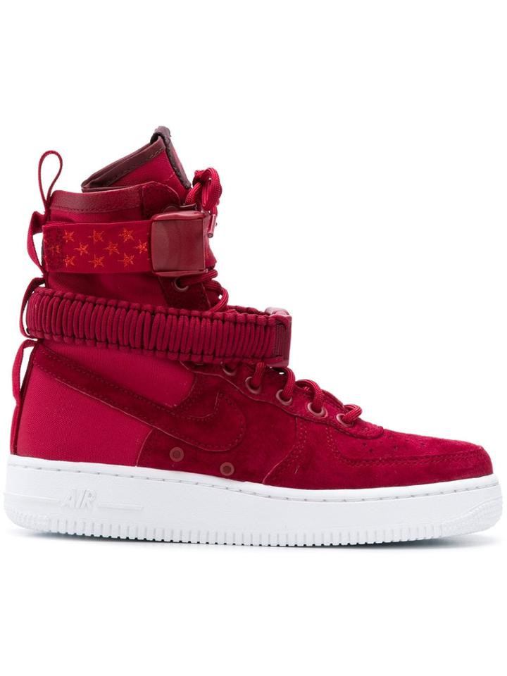 Nike Special Field Air Force 1 Hi-top Sneakers - Red