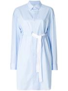 Maison Margiela Waist Tie Shirt - Blue