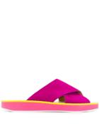 Flamingo's Crossover Slides - Purple