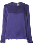 Maison Rabih Kayrouz Round Neck T-shirt - Purple