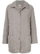 Hermès Vintage Long Sleeve Coat - Grey