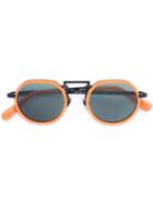 Rosie Assoulin Geometric Shaped Sunglasses - Yellow & Orange