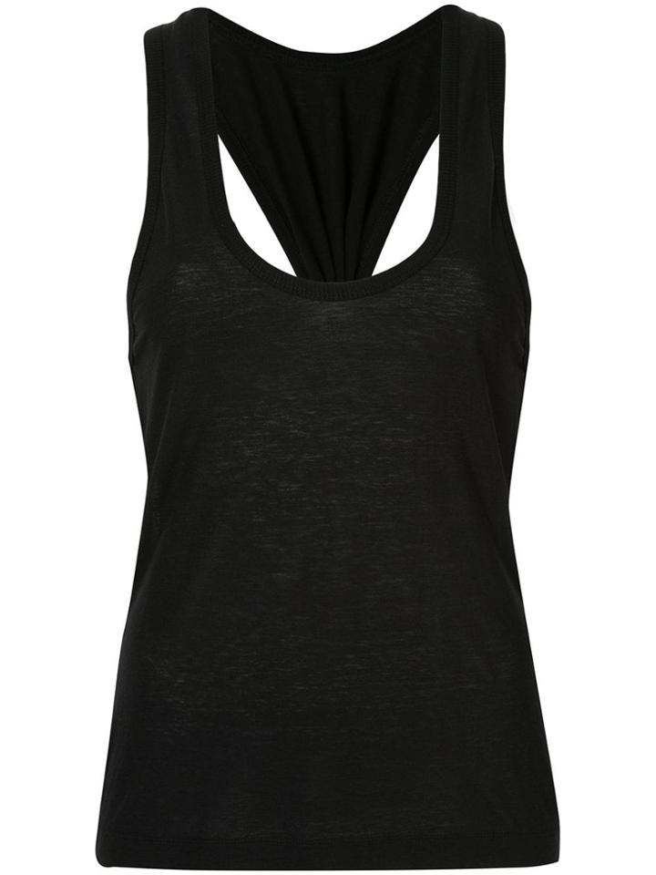 Dion Lee Cinched Racer Back Tank - Black
