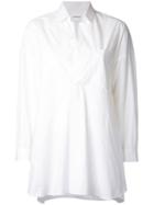 Enföld Front Pocket Shirt, Women's, Size: 38, White, Cotton