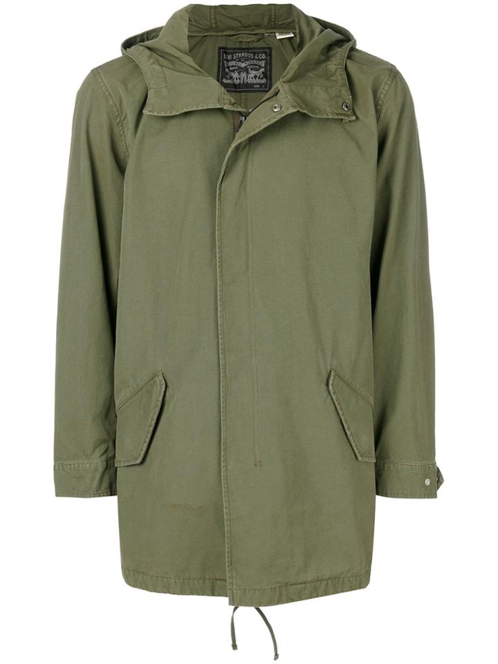Levi's Fishtail Parka Coat - Green