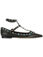 Valentino 'rockstud Star Studded' Ballerinas