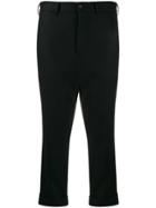 Comme Des Garçons Comme Des Garçons Straight-leg Cropped Trousers -