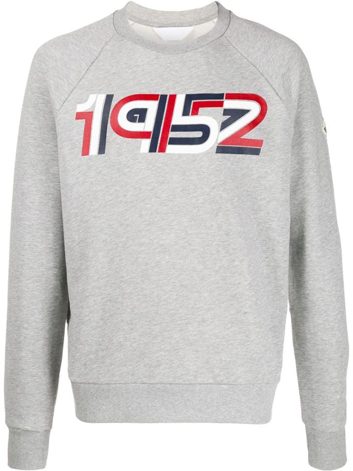 Moncler 1952 1952 Logo Sweater - Grey