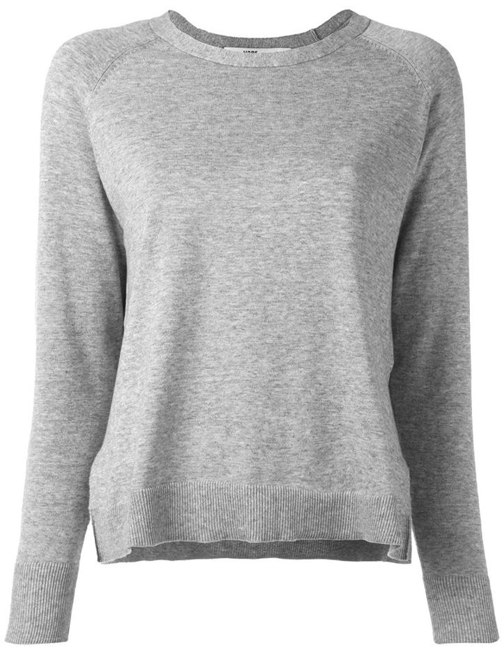 Hope 'live' Jumper, Women's, Size: 34, Grey, Cotton