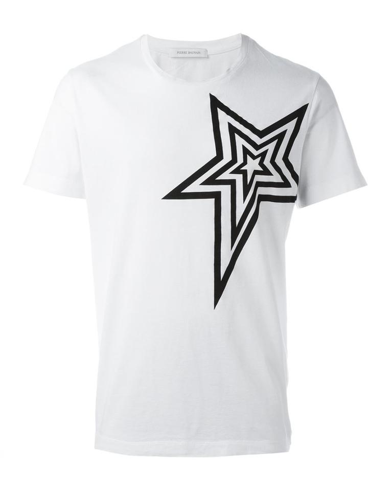 Pierre Balmain Star Print T-shirt