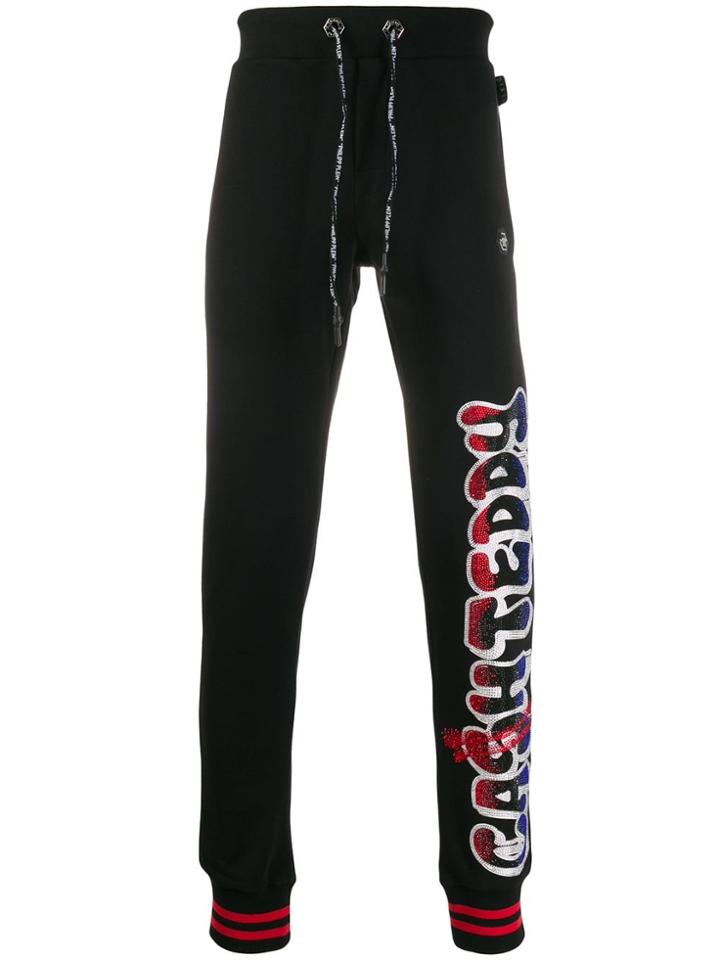 Philipp Plein Teddy Trousers - Black