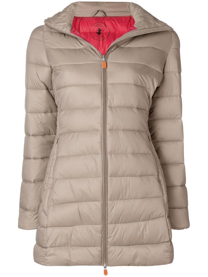 Save The Duck Parka - Nude & Neutrals