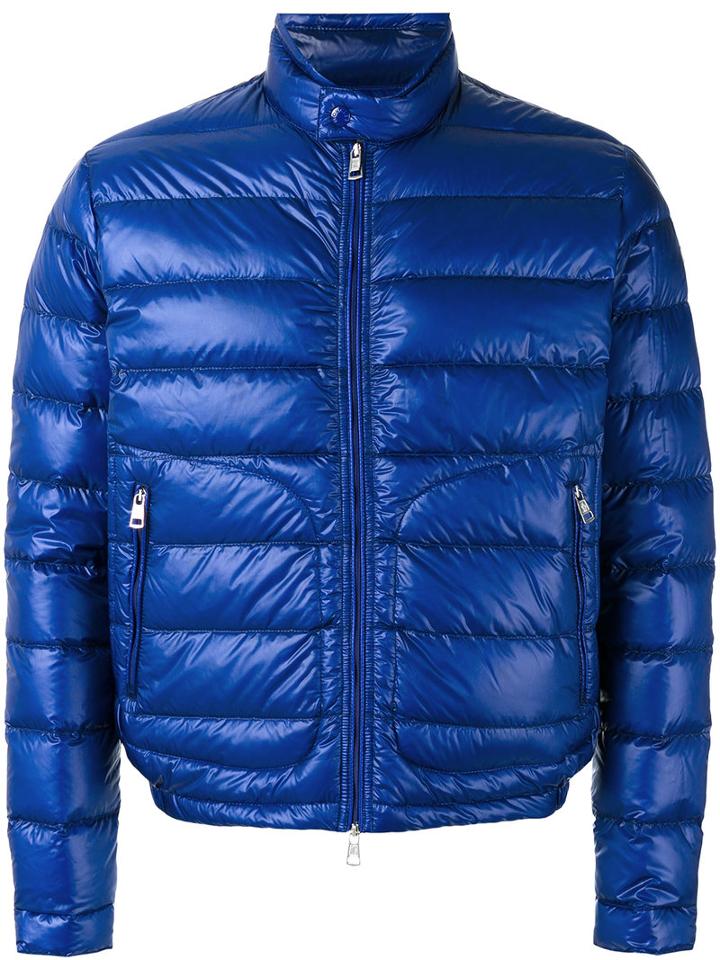 Moncler 'acorus' Padded Jacket, Men's, Size: 4, Blue, Polyamide/feather Down