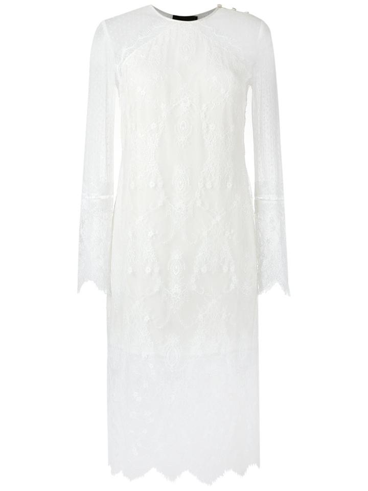 Talie Nk - Lace Midi Dress - Women - Polyamide - 38, White, Polyamide