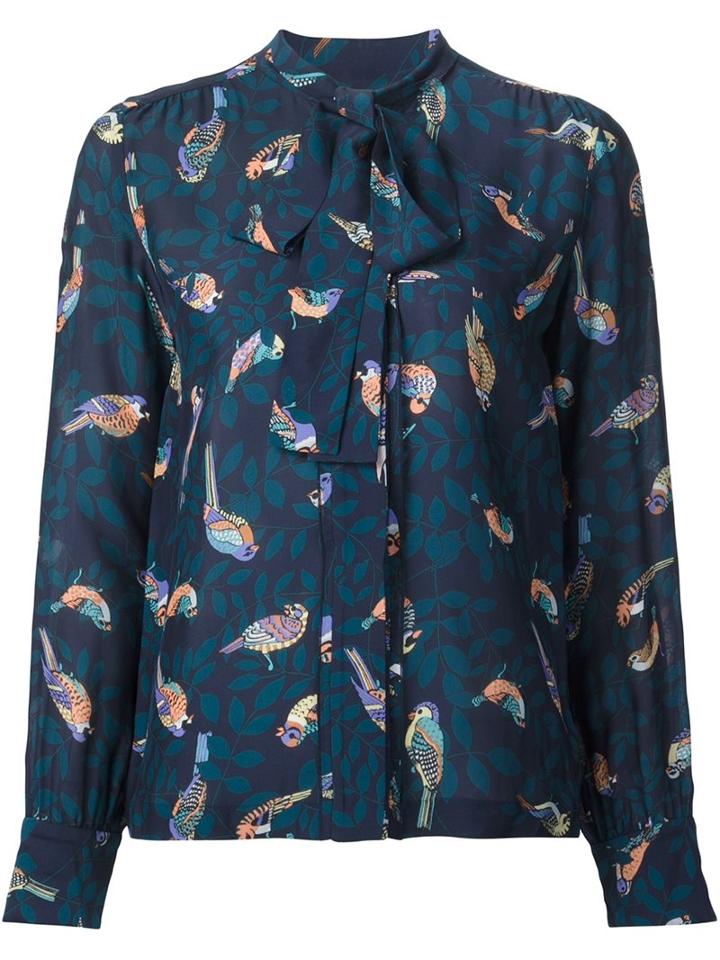 Elizabeth And James Bird Print Blouse