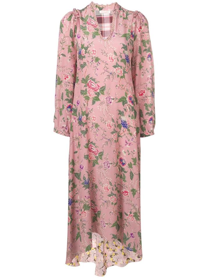Anjuna Floral Patterned Dress - Pink