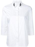 Mary Katrantzou Rita Laurel Collar Shirt - White