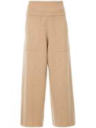 Jil Sander Creased Palazzo Trousers - Black