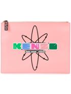 Kenzo Nasa Clutch - Pink & Purple