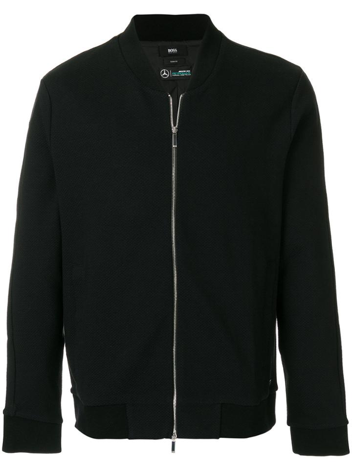 Boss Hugo Boss Zipped Bomber Jacket - Blue