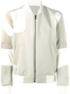 Bomber Jacket - Men - Cotton/polyester/viscose/lamb Fur - 46, Nude/neutrals, Cotton/polyester/viscose/lamb Fur, Wooyoungmi